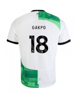 Liverpool Cody Gakpo #18 Auswärtstrikot 2023-24 Kurzarm